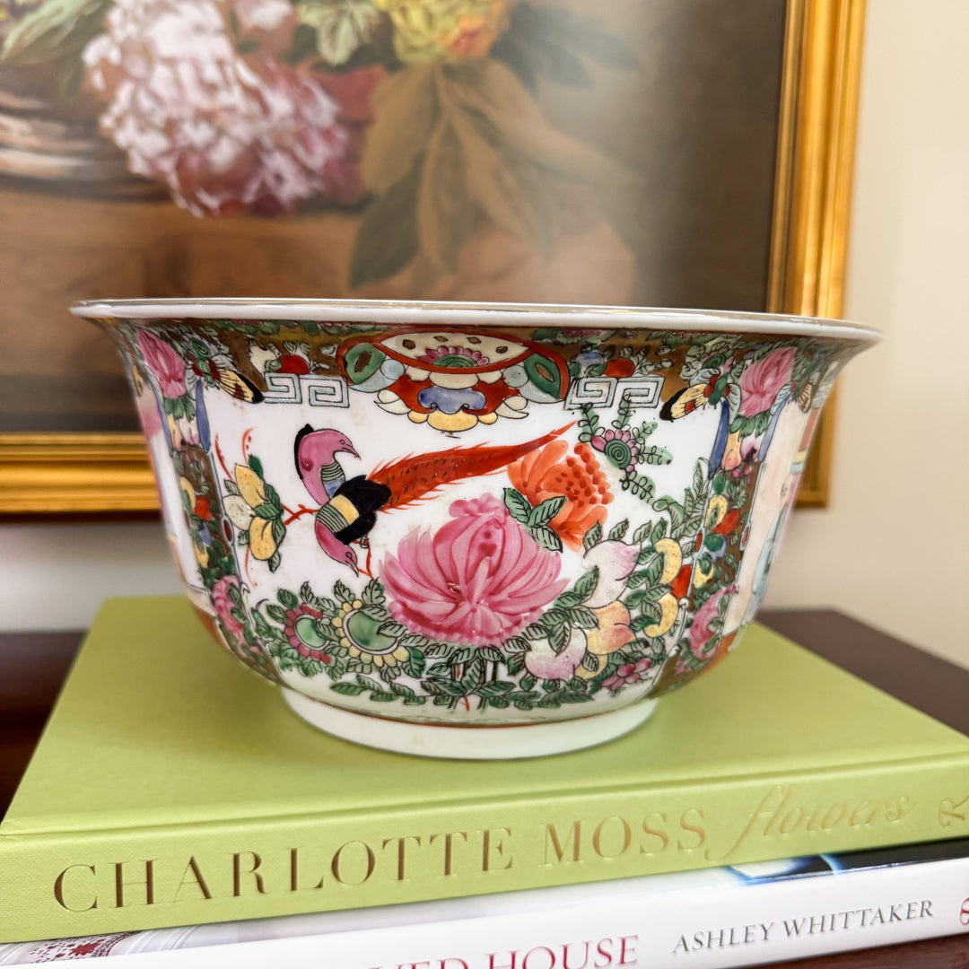 Vintage Rose Medallion Bowl