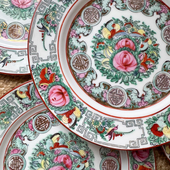 Vintage Rose Canton 10.25" Plates - Sold Individually