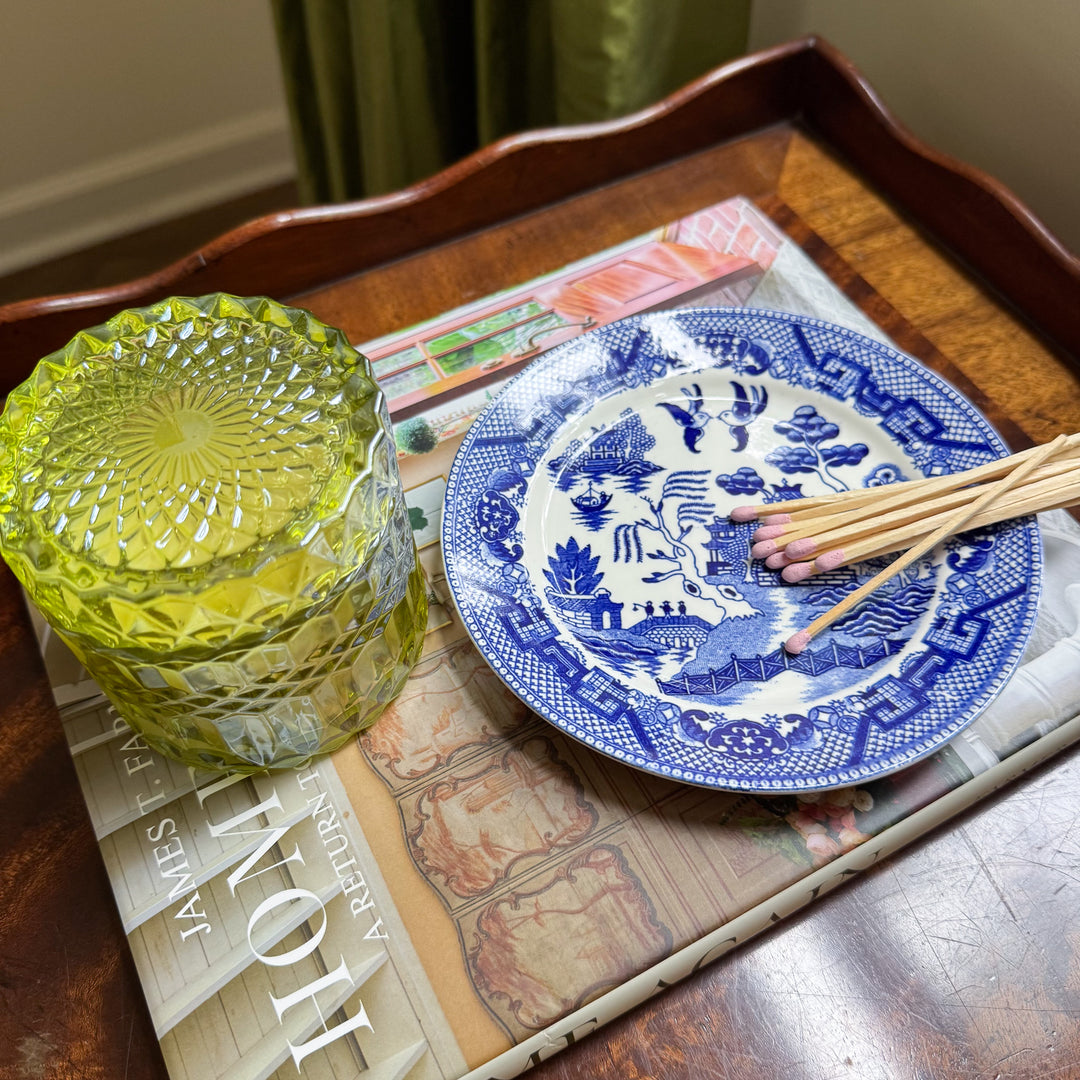 Pair of Vintage Blue Willow Small Plates