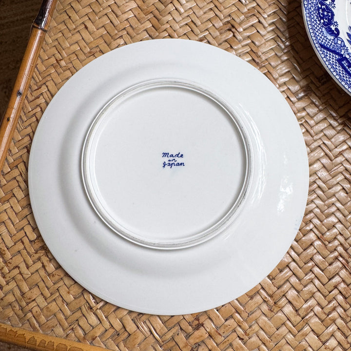 Pair of Vintage Blue Willow Small Plates