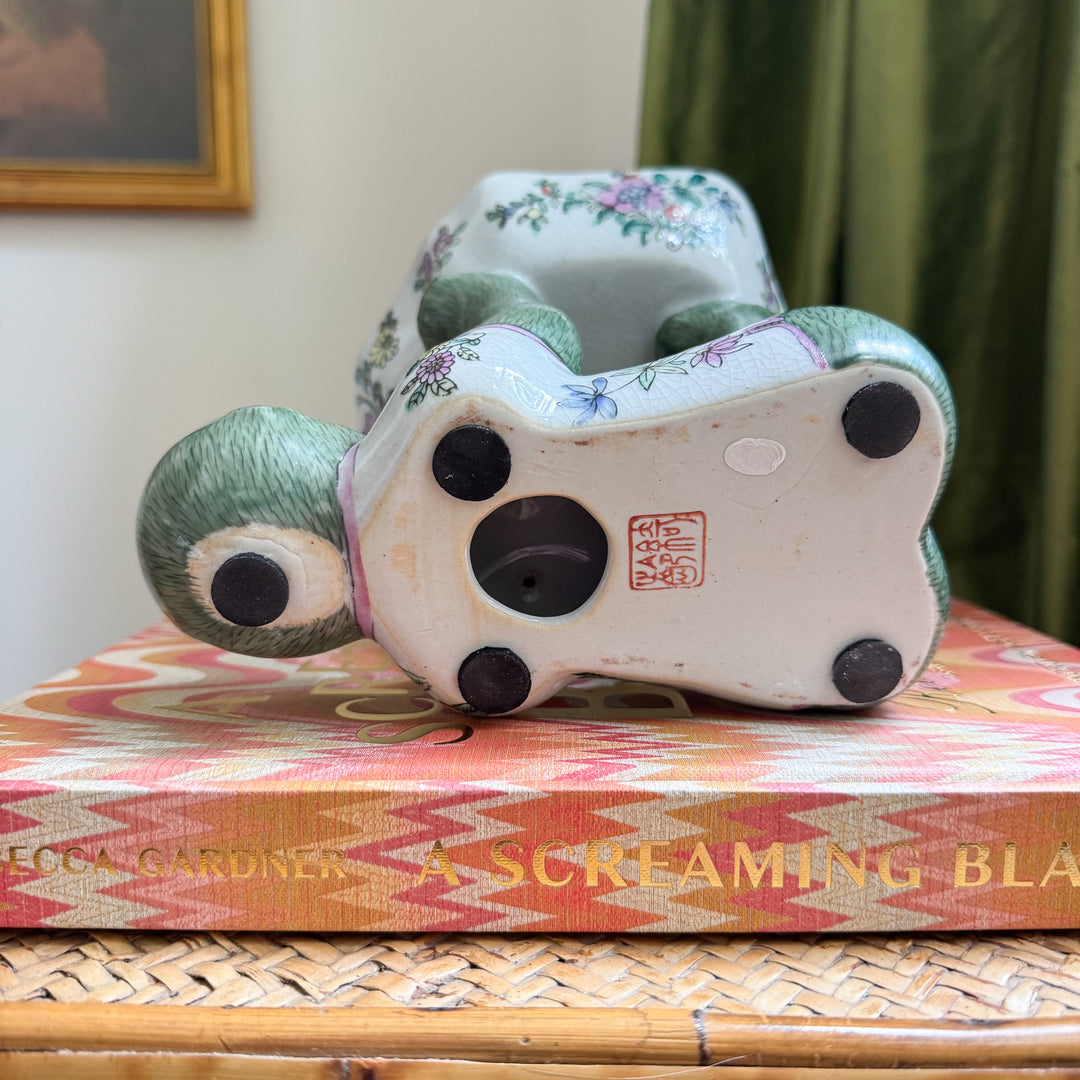 Vintage Chinoiserie Monkey Bowl