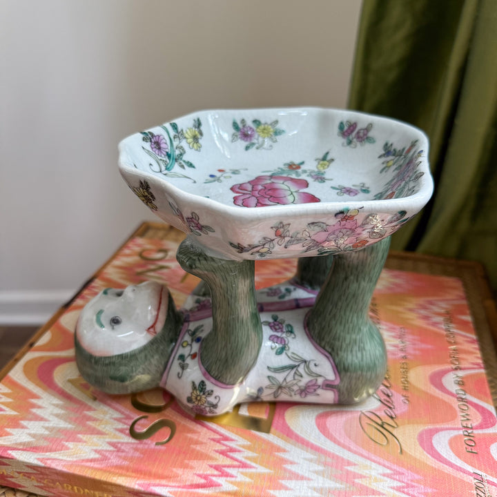 Vintage Chinoiserie Monkey Bowl