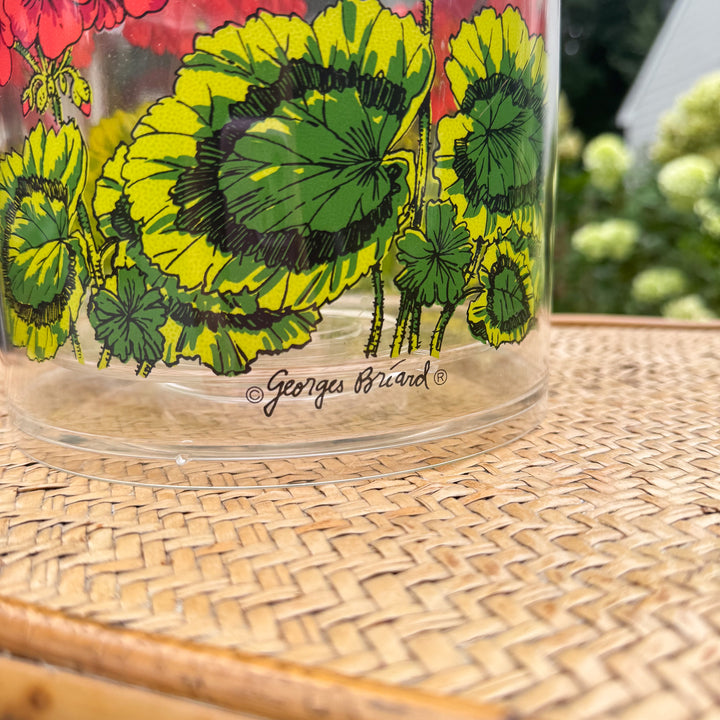 Vintage George Briard Geranium Ice Bucket