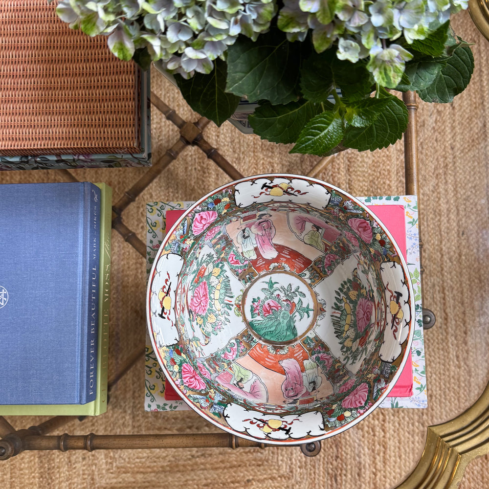 Vintage Rose Medallion Bowl