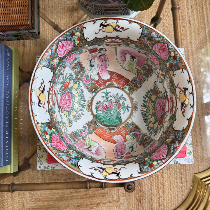 Vintage Rose Medallion Bowl