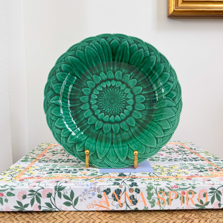Antique Wedgwood Majolica Sunflower Plate