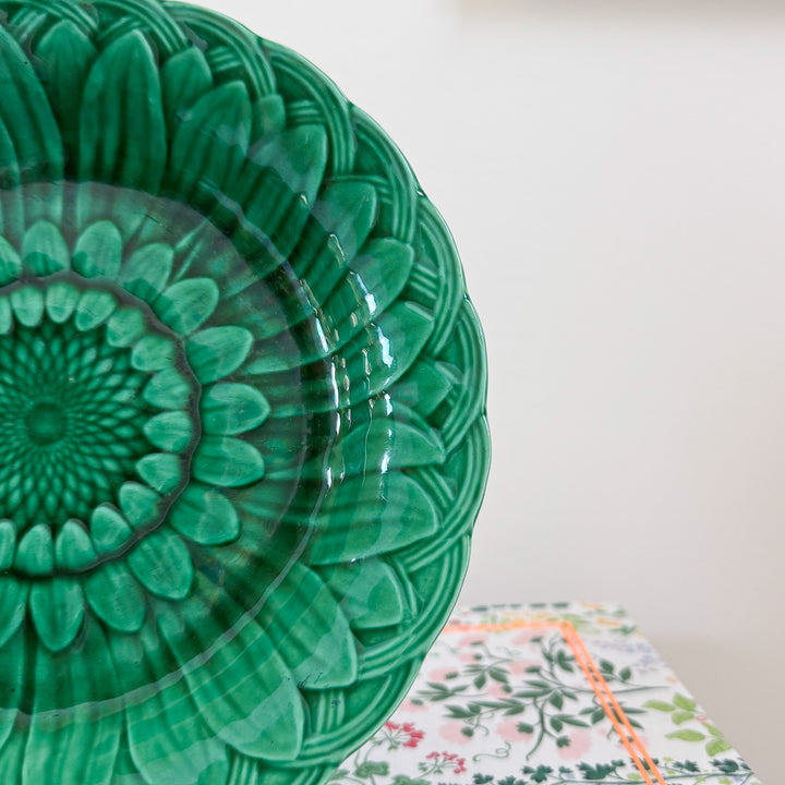 Antique Wedgwood Majolica Sunflower Plates - Sold Individually