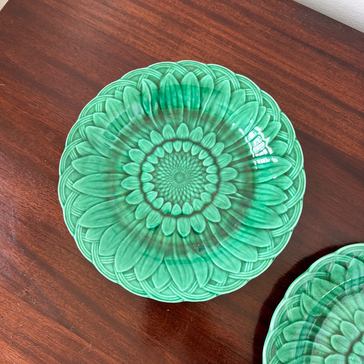 Antique Wedgwood Majolica Sunflower Plates - Sold Individually
