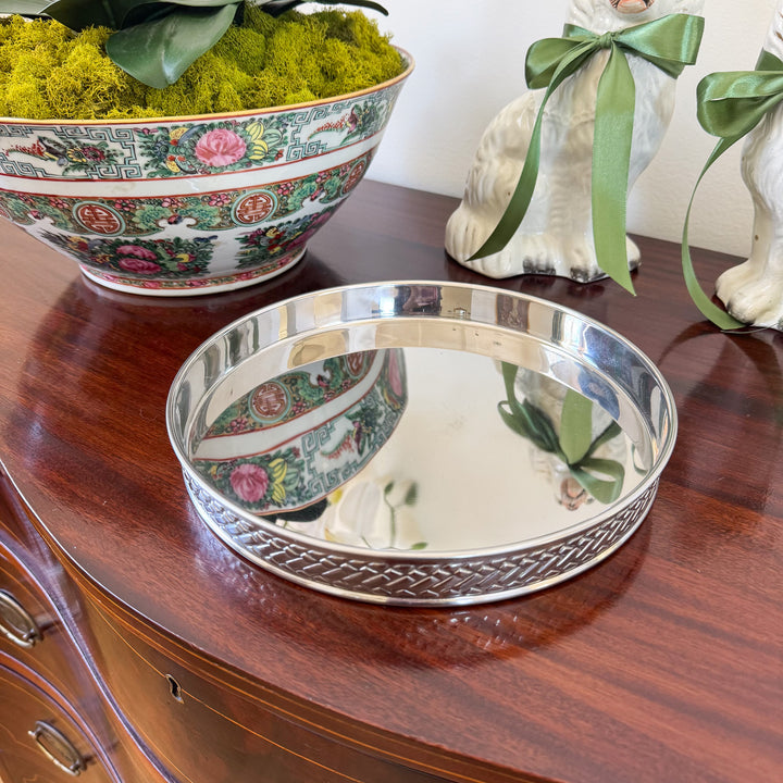 Ralph Lauren Equestrian Braid Round Tray