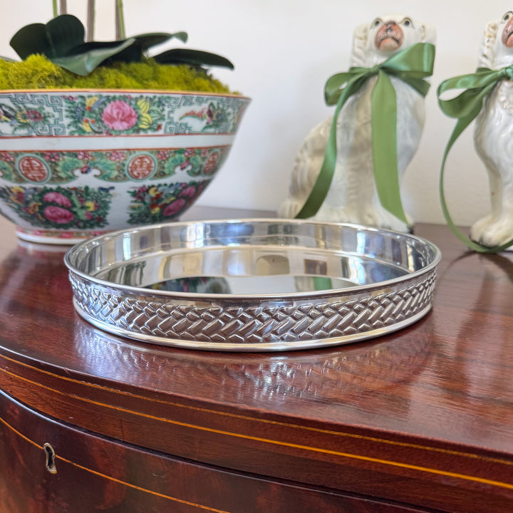 Ralph Lauren Equestrian Braid Round Tray