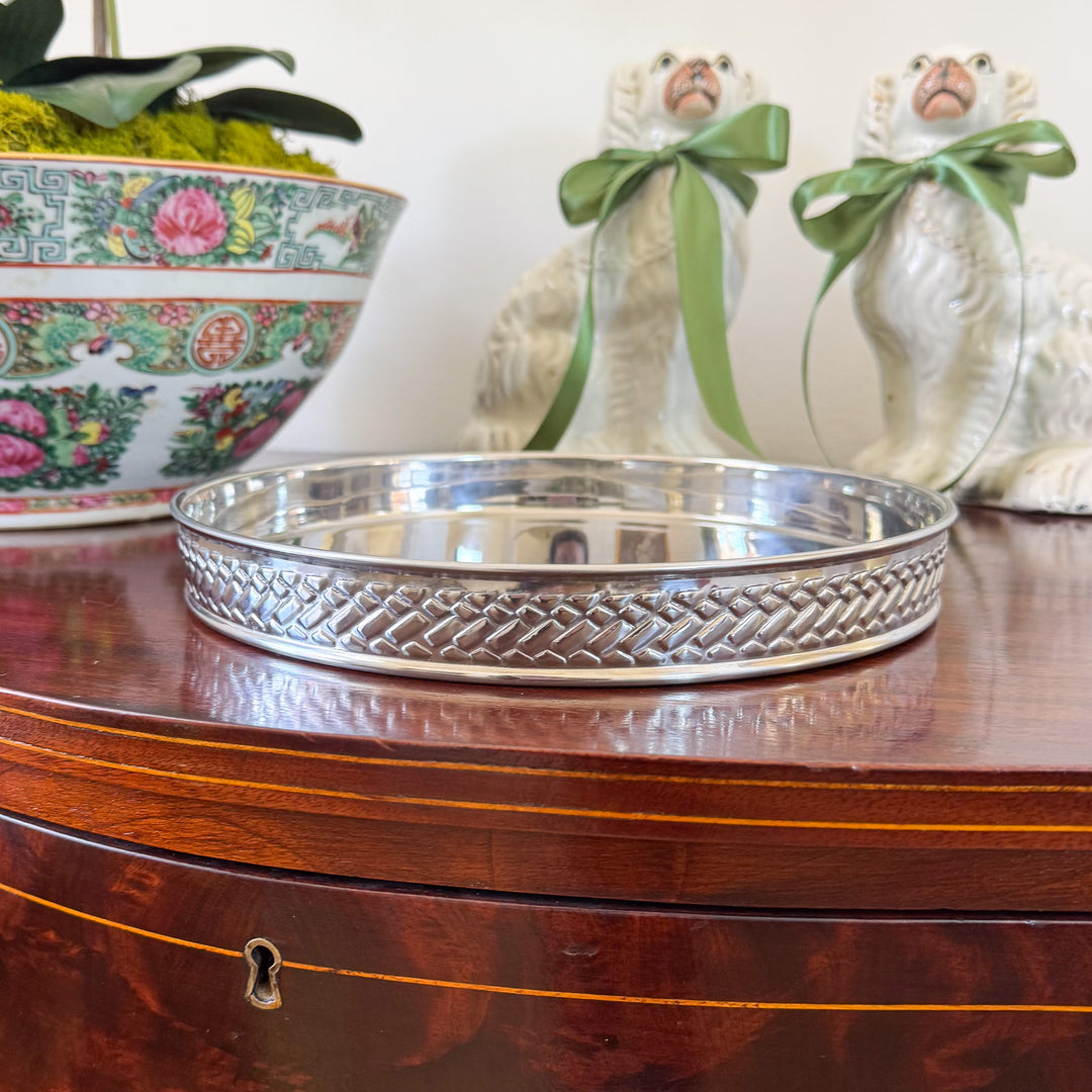 Ralph Lauren Equestrian Braid Round Tray