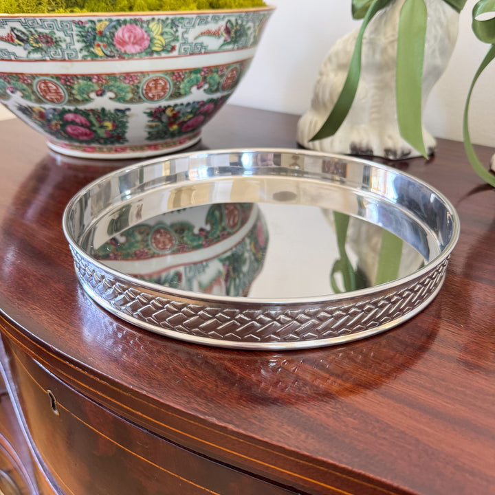 Ralph Lauren Equestrian Braid Round Tray