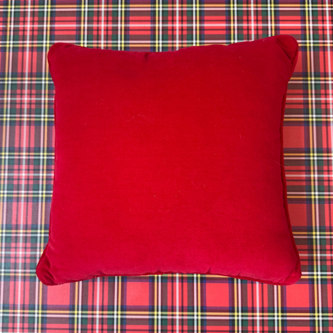 Vintage Nutcracker Needlepoint Pillow