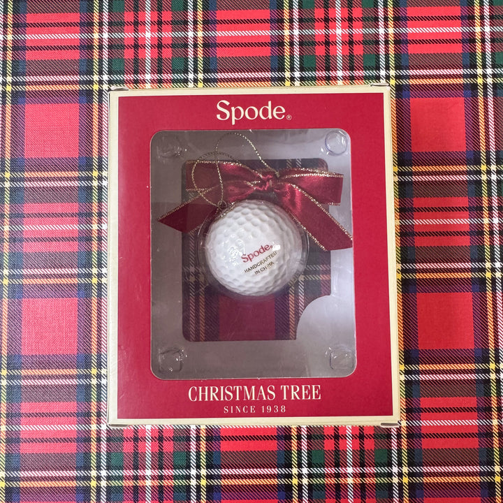 Spode Christmas Tree Golf Ball Ornament