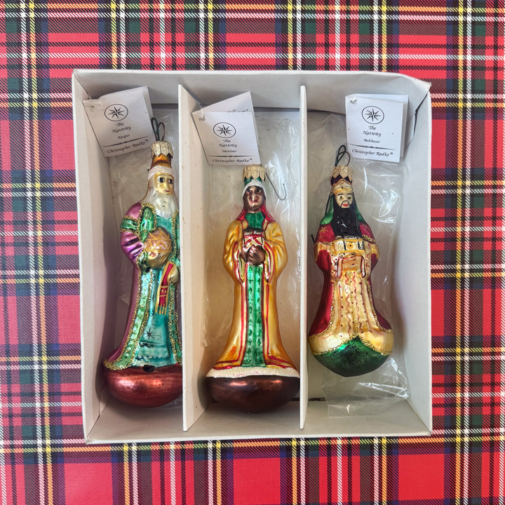 Christopher Radko Three Wise Men 1995 Ornament Set