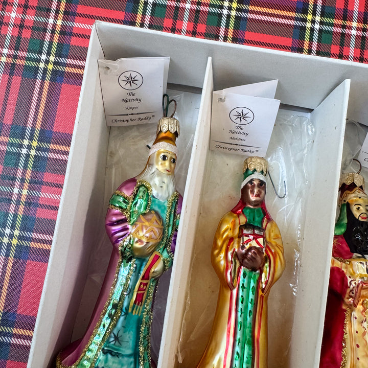 Christopher Radko Three Wise Men 1995 Ornament Set