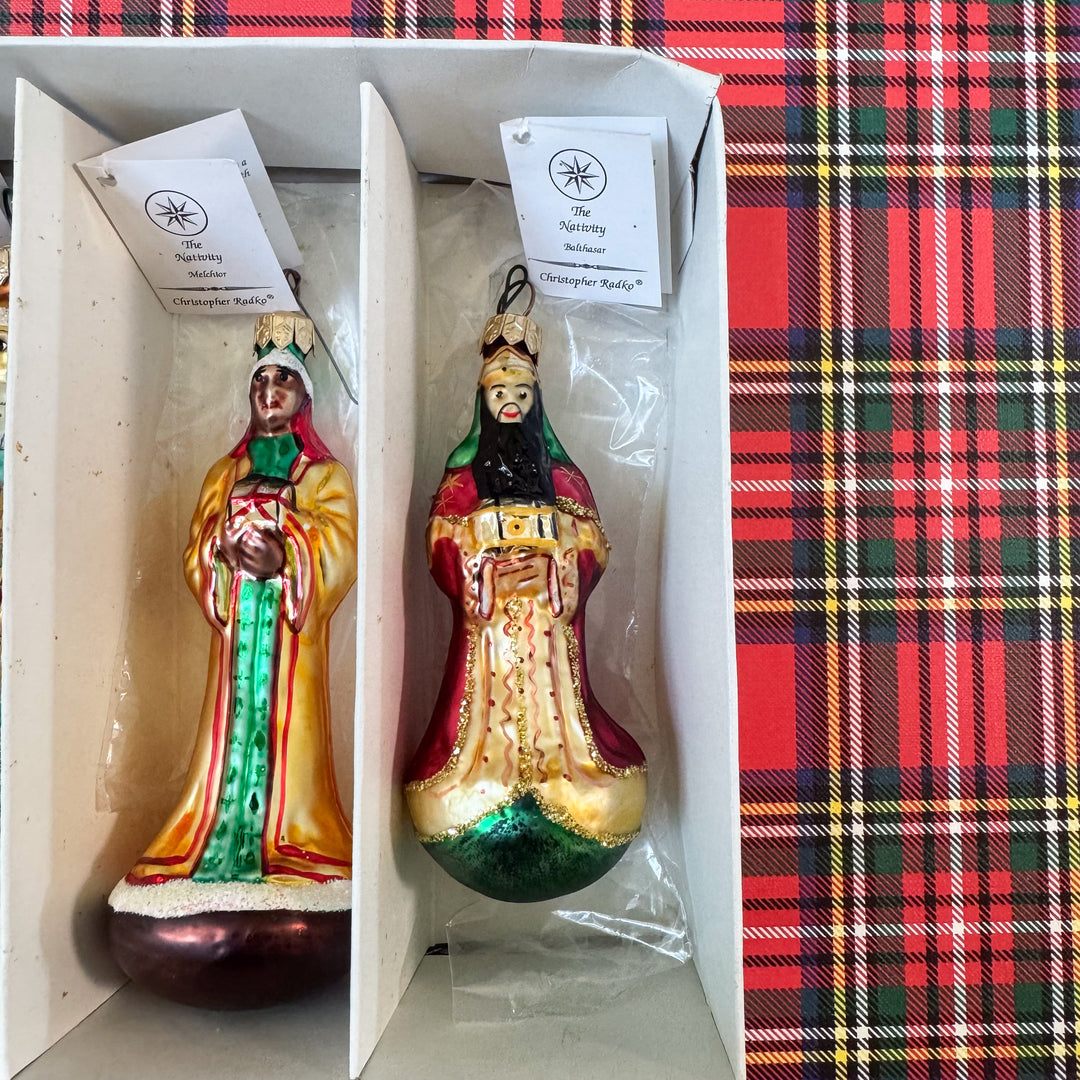Christopher Radko Three Wise Men 1995 Ornament Set