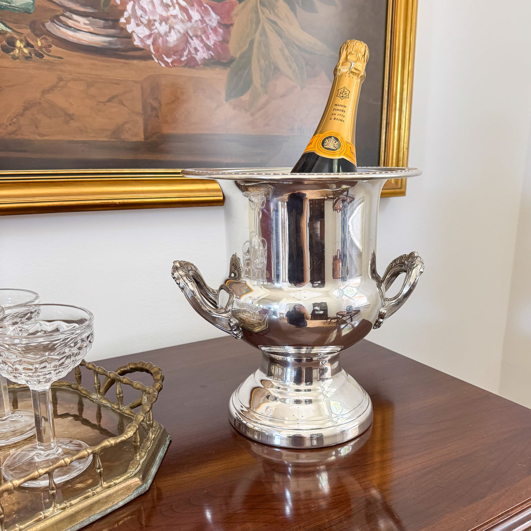 Vintage Leonard Silver Plated Trophy Cup Champagne Bucket