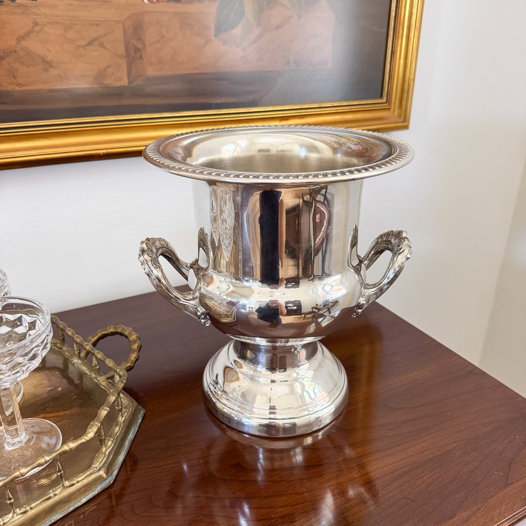 Vintage Leonard Silver Plated Trophy Cup Champagne Bucket