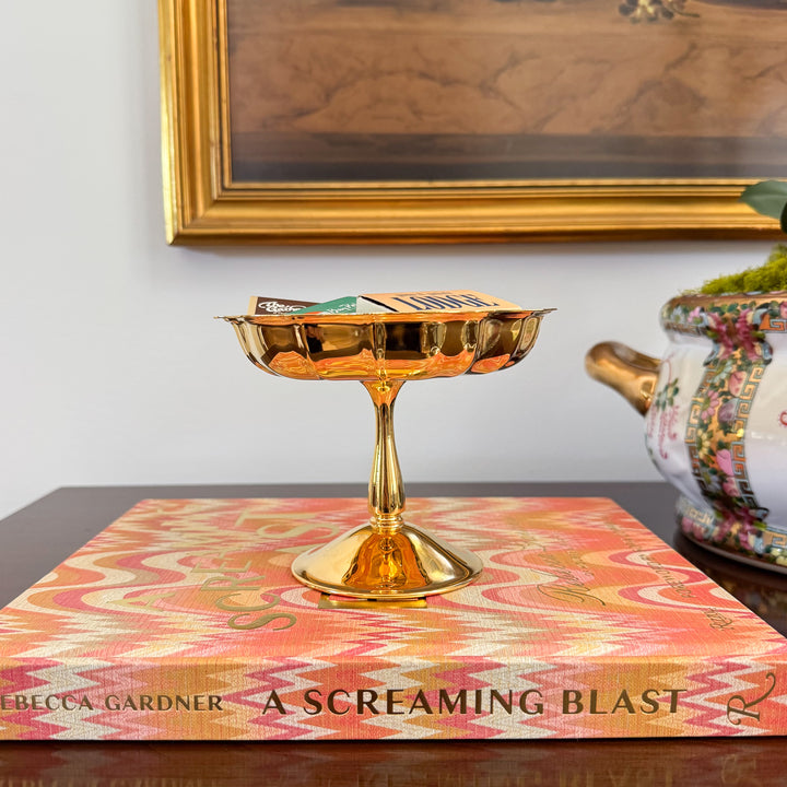Vintage International Silver Company Gold-Plated Compote