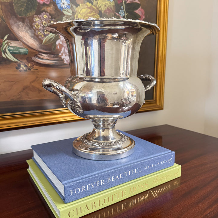 Vintage Sheridan Silver-Plated Trophy-Style Champagne Bucket