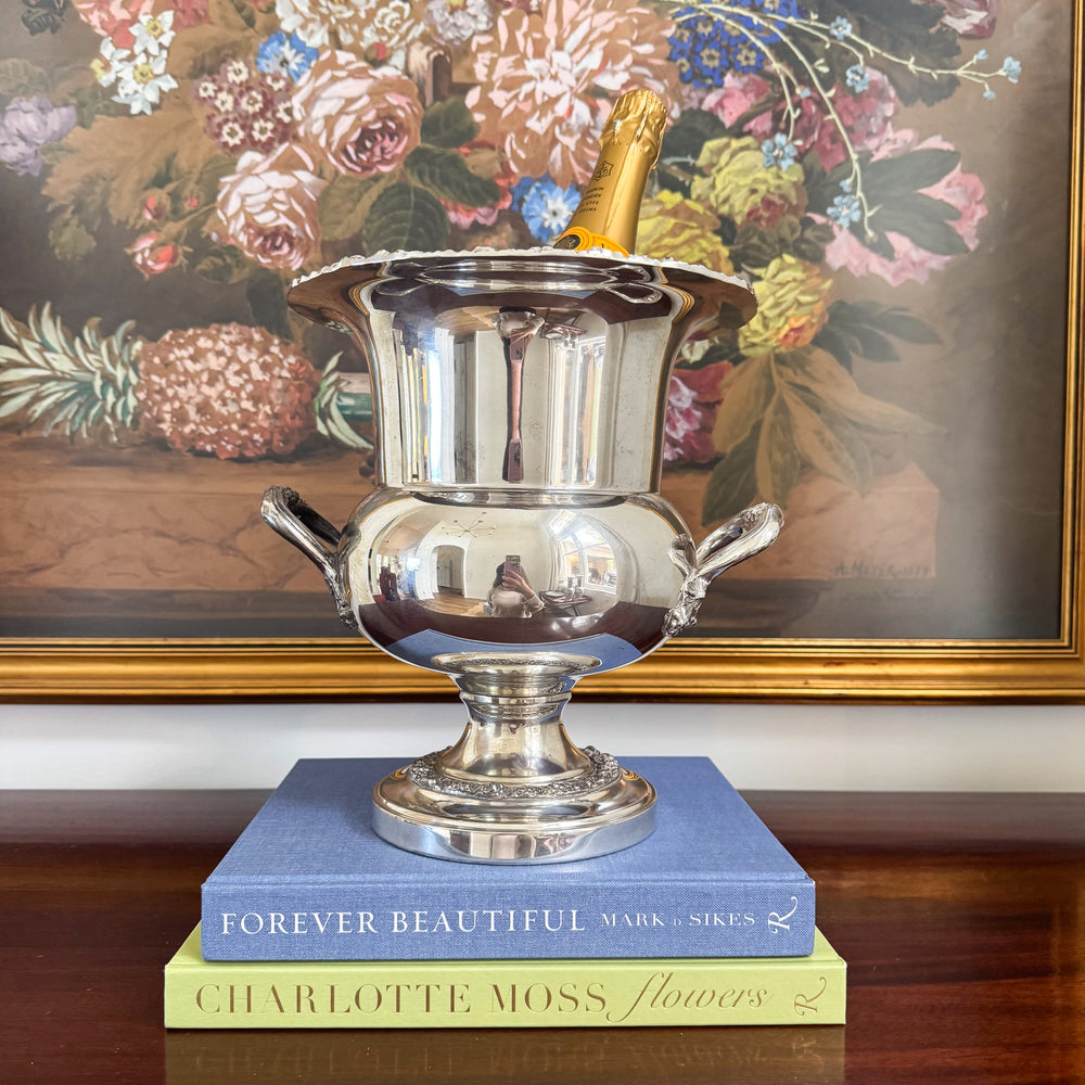 Vintage Sheridan Silver-Plated Trophy-Style Champagne Bucket