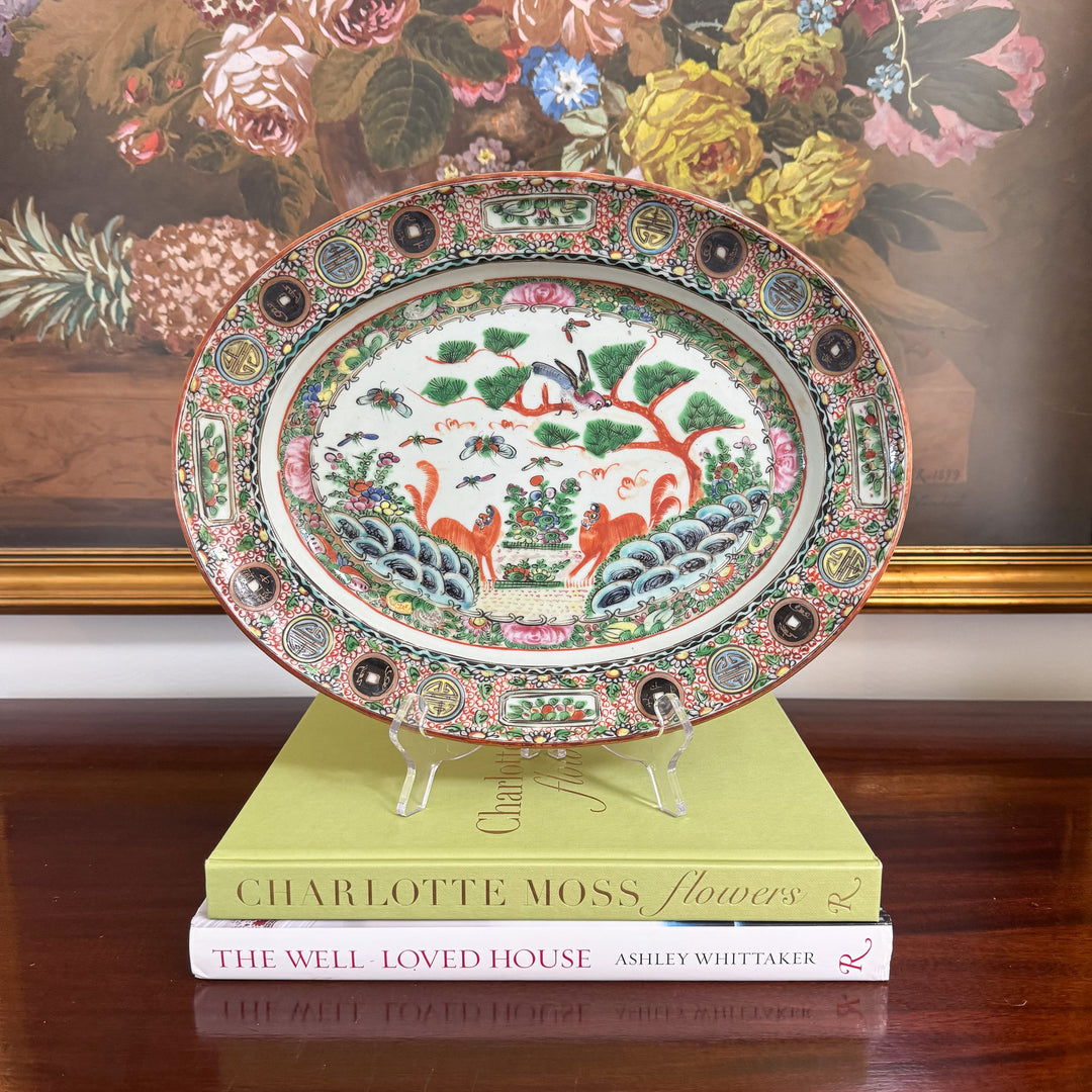 Antique Famille Rose Platter