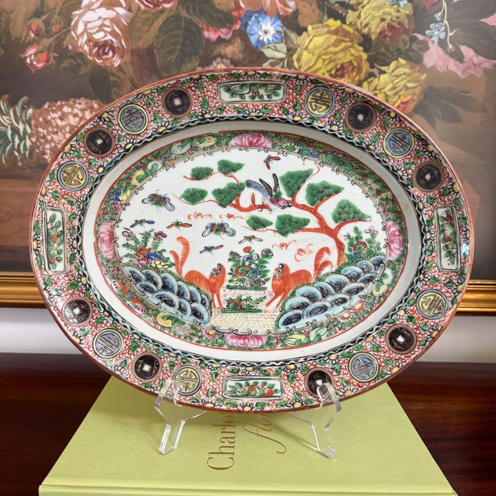 Antique Famille Rose Platter