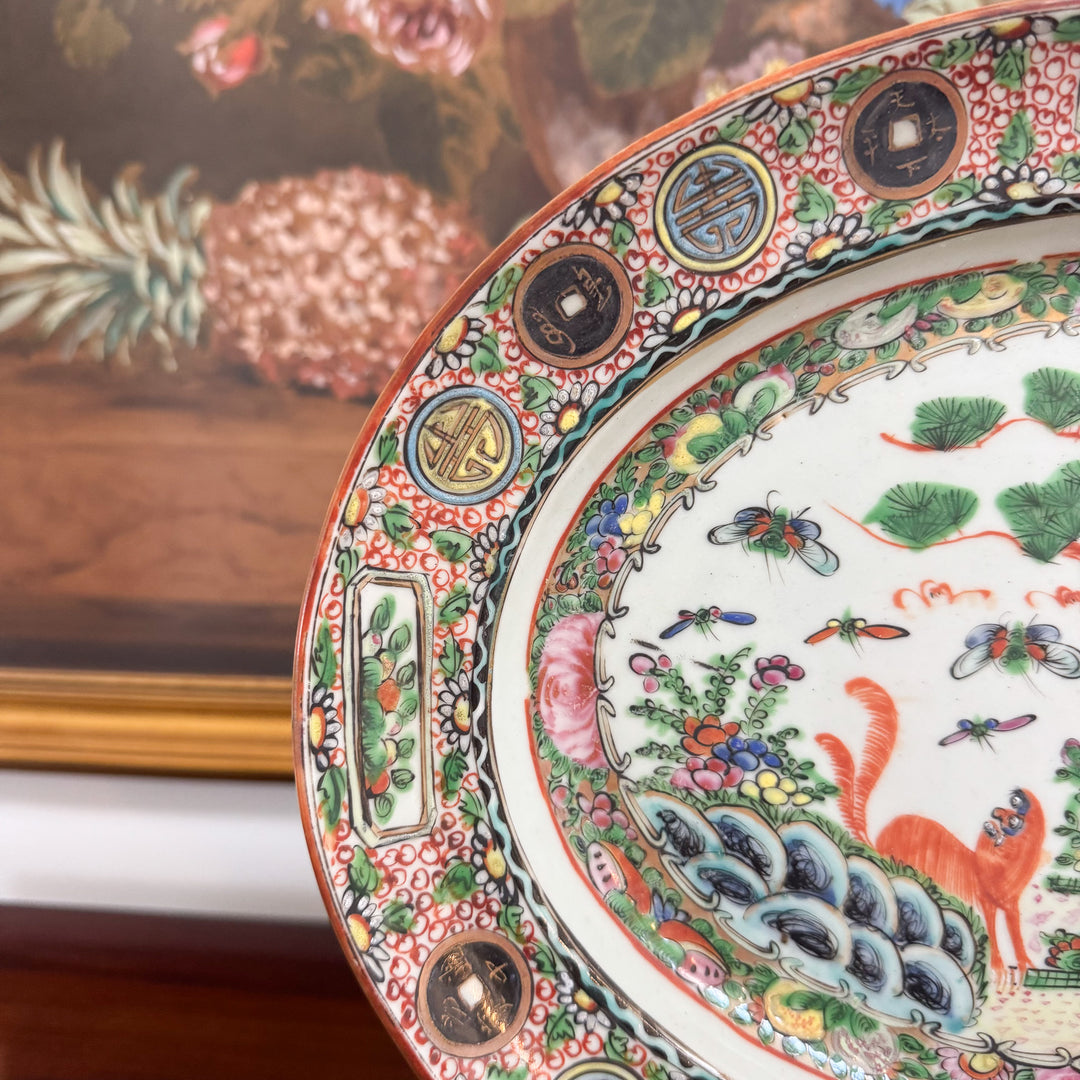 Antique Famille Rose Platter