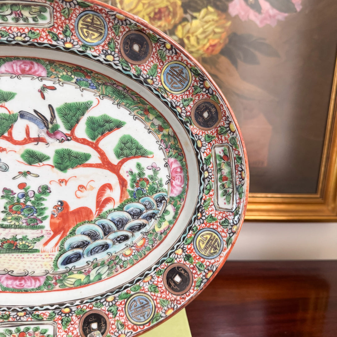 Antique Famille Rose Platter