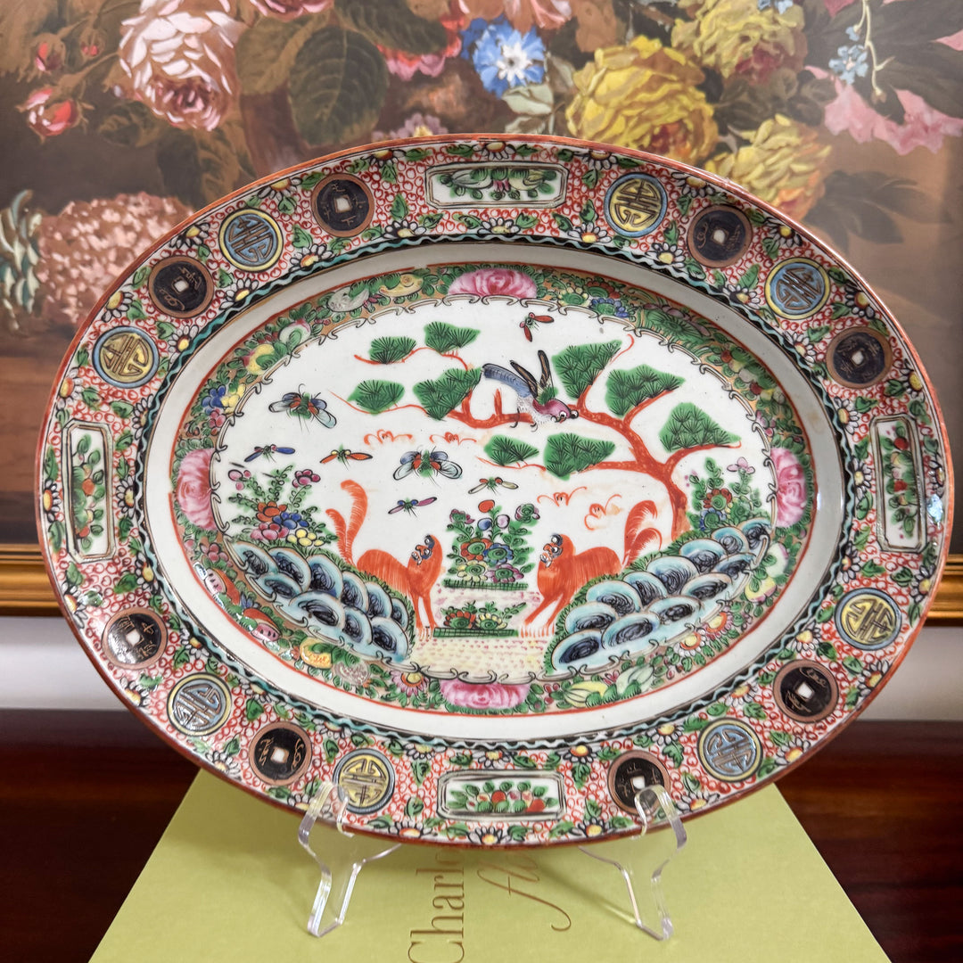 Antique Famille Rose Platter