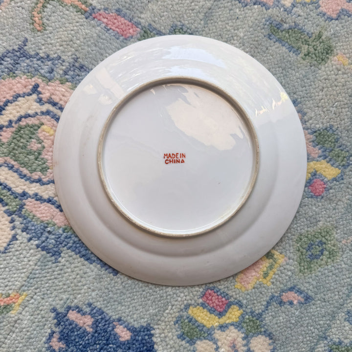 Antique Famille Rose 9.5" Plate