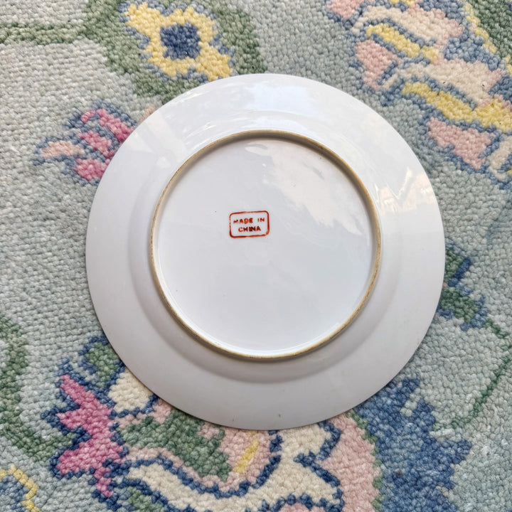 Antique Famille Rose 8.25" Plate 