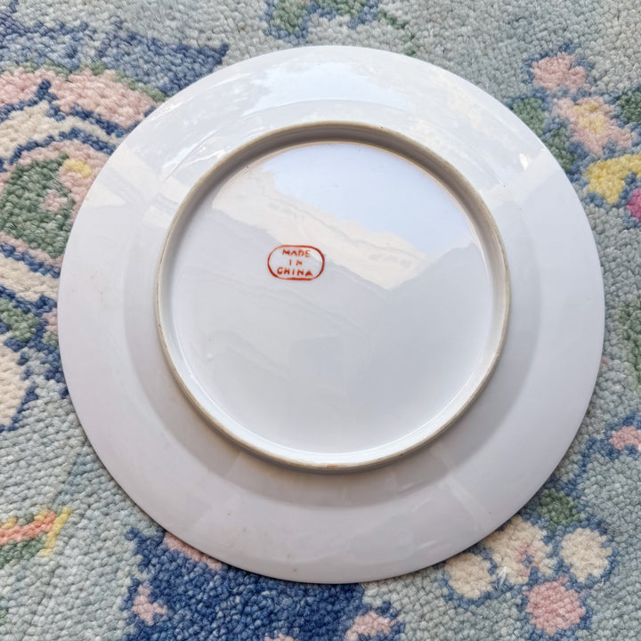 Antique Famille Rose 9.5" Plate
