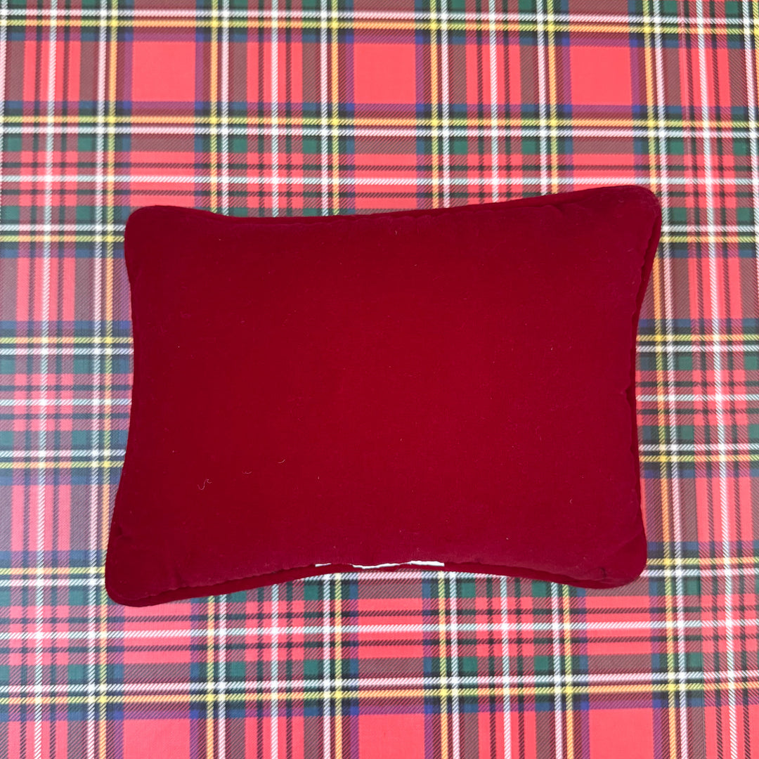 Ho! Ho! Ho! Christmas Needlepoint Pillow