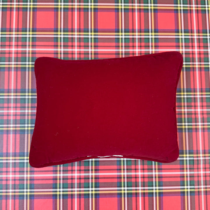 Ho! Ho! Ho! Christmas Needlepoint Pillow