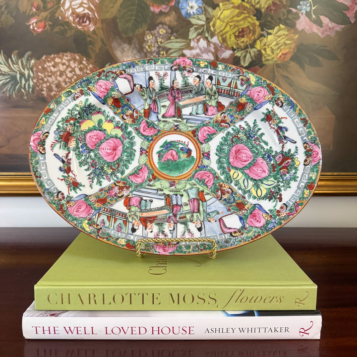 Vintage Rose Medallion Platter