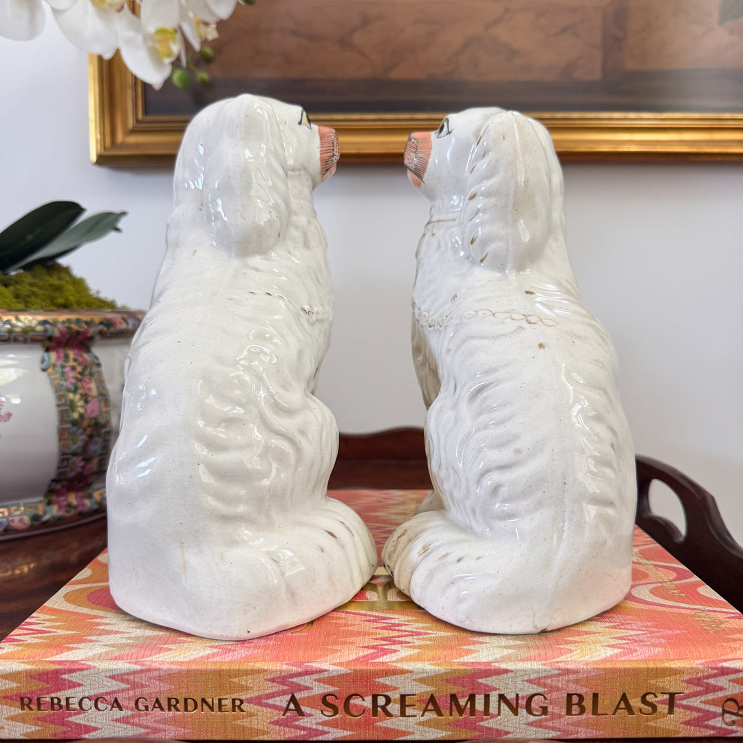 Pair of Antique Staffordshire Dogs