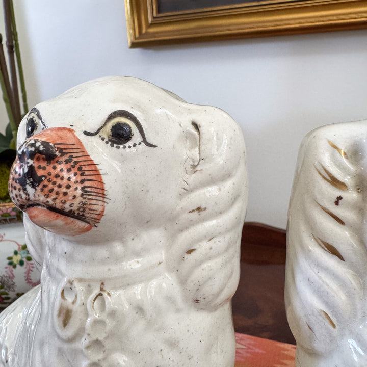 Pair of Antique Staffordshire Dogs