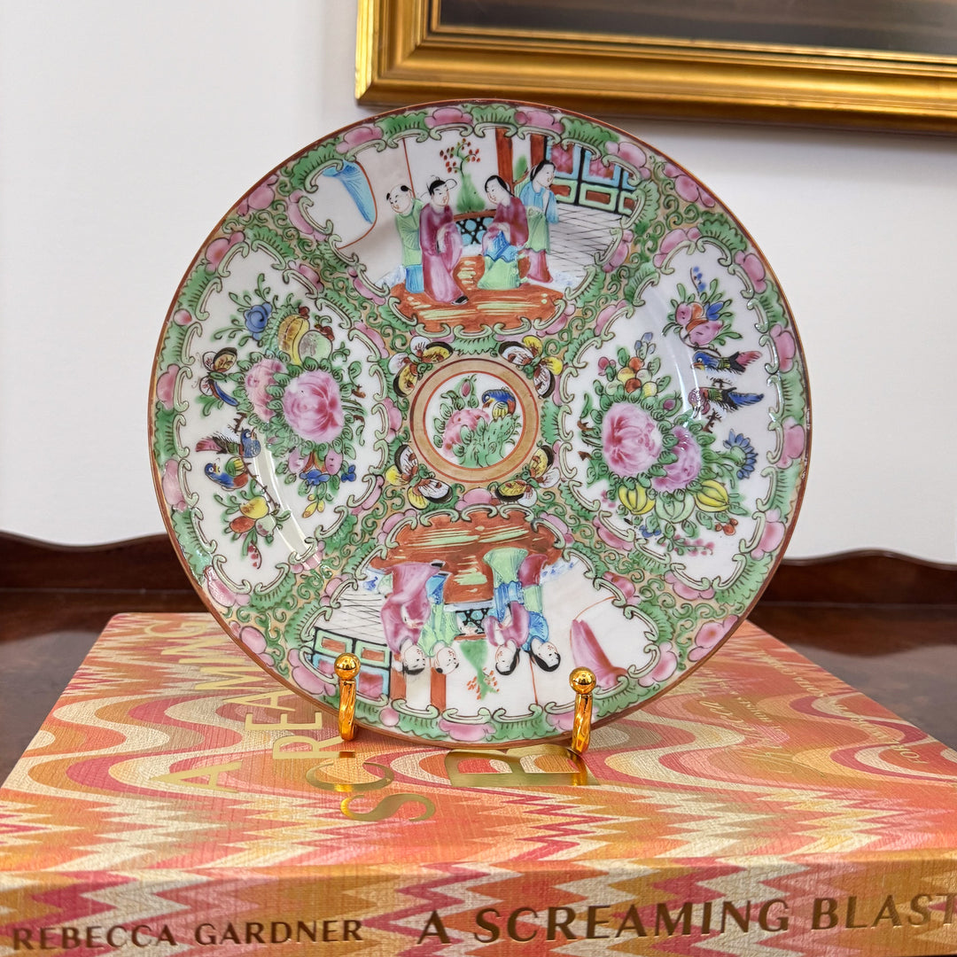 Antique Rose Medallion Plate