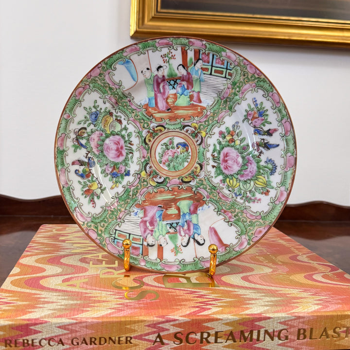 Antique Rose Medallion Plate