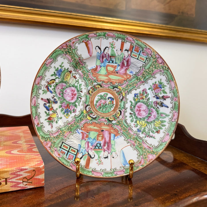 Antique Rose Medallion Plate