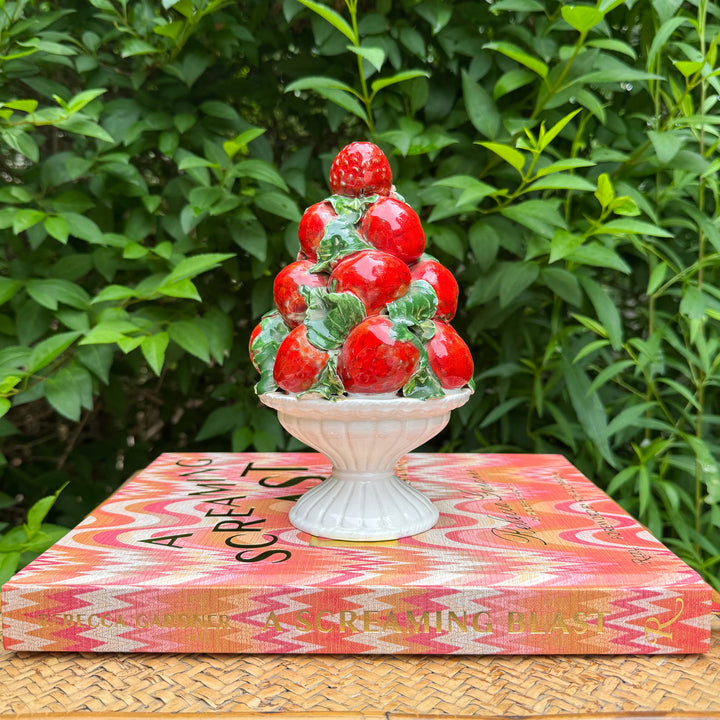 Vintage Petite Italian Strawberry Topiary