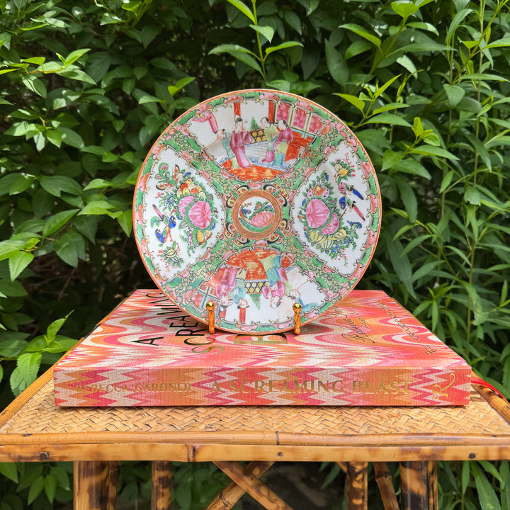 Antique Rose Medallion Plate - Sold Individually