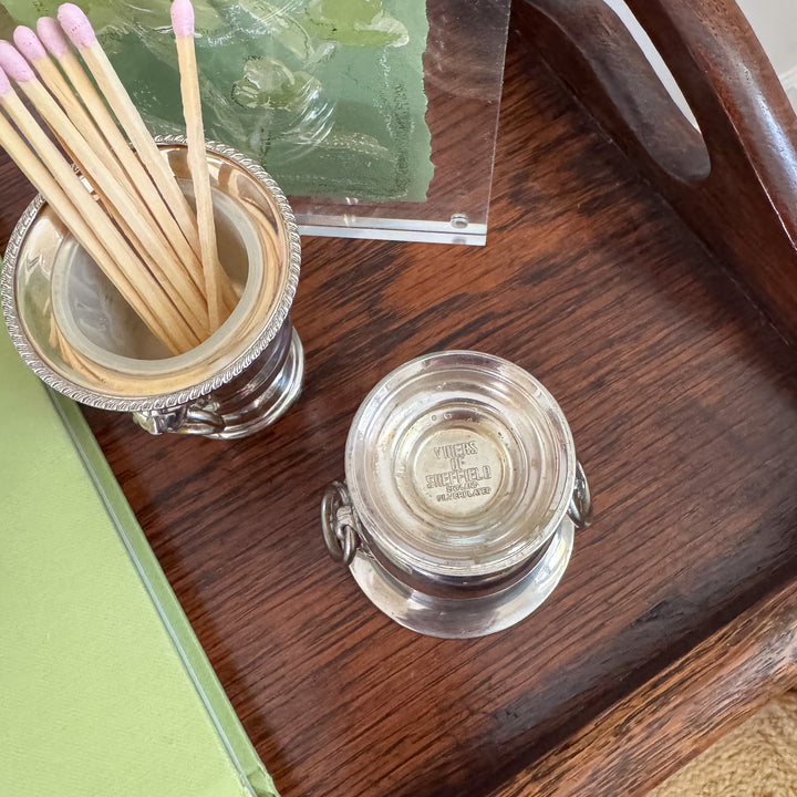 Vintage Mini Urn with Lion Handle