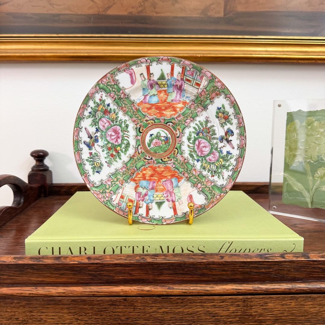 Antique Rose Medallion Plate