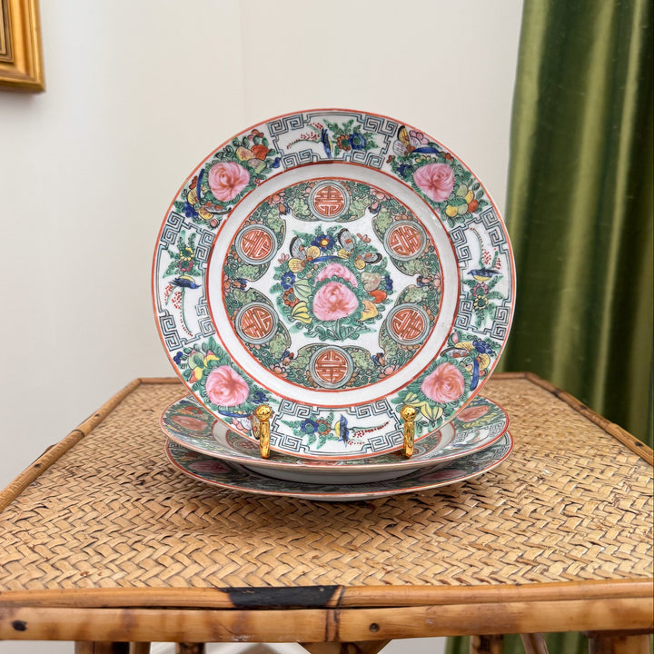 Vintage Rose Canton Plates - Sold Individually