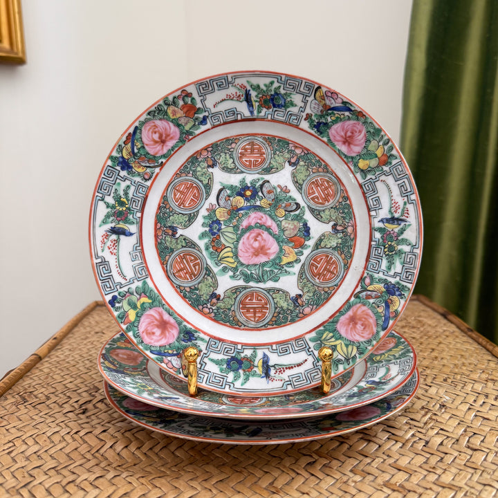 Vintage Rose Canton Plates - Sold Individually