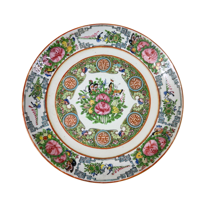 Antique Rose Canton Serving Plates