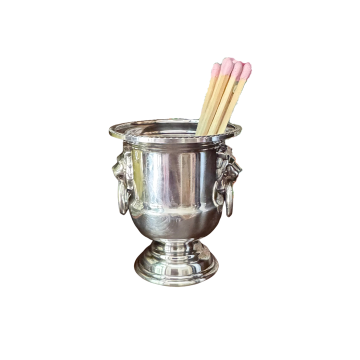 Vintage Mini Urn with Lion Handle